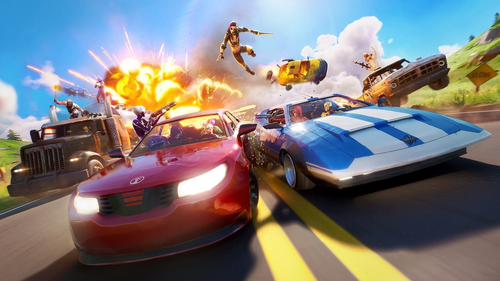 Acelere seus motores!  Fortnite apresentará novo modo de jogo de corrida de carros em breve