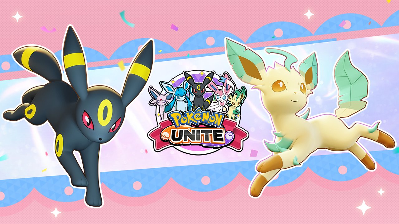 Umbreon e Leafeon vão para o Pokémon Unite
