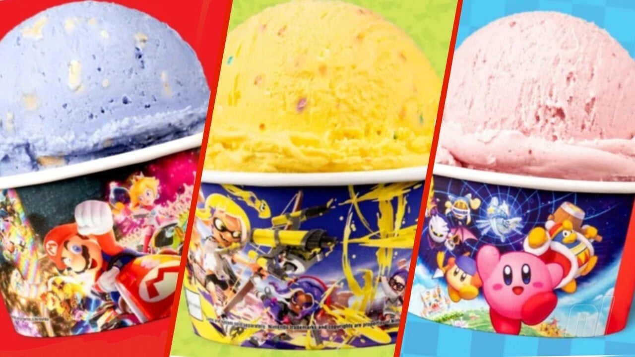 Nintendo e Nékter unem forças para criar Mario, Splatoon e Kirby Ice Cream