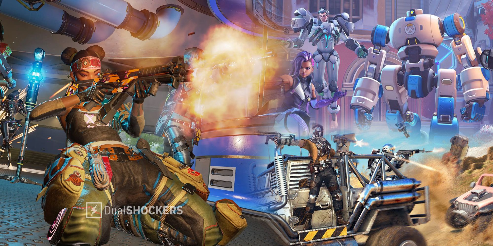 Ring of Elysium, Apex Legends, Overwatch 2 gameplay