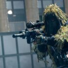 warzone 2 sniper operator about to be hit by throwing knife