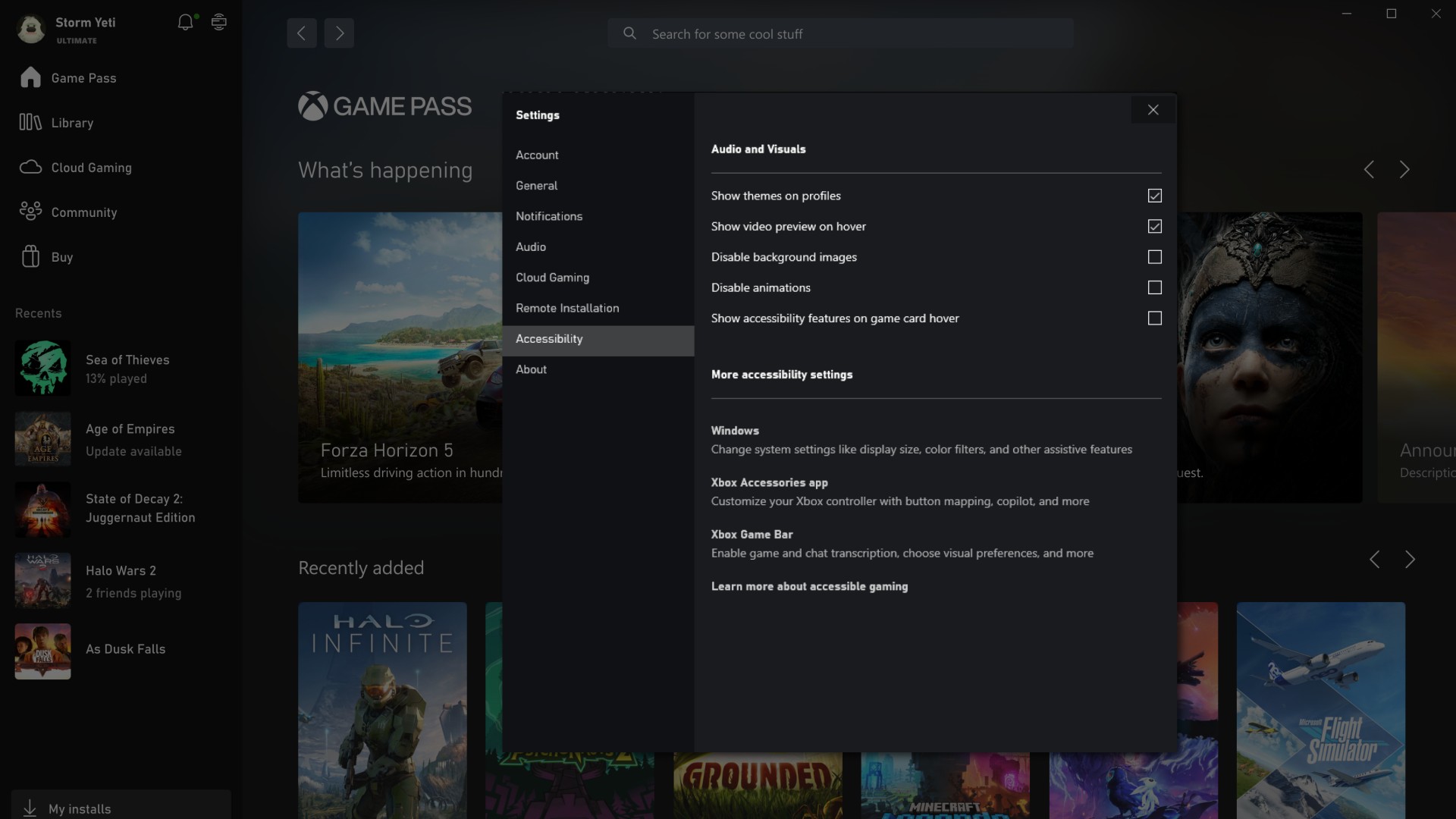 Atualização de abril de 2023 do aplicativo Xbox