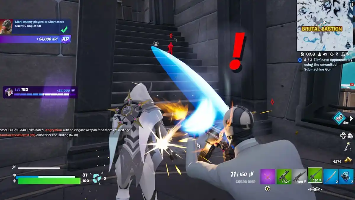 Como marcar jogadores ou personagens inimigos em Fortnite Chapter 4 Season 2