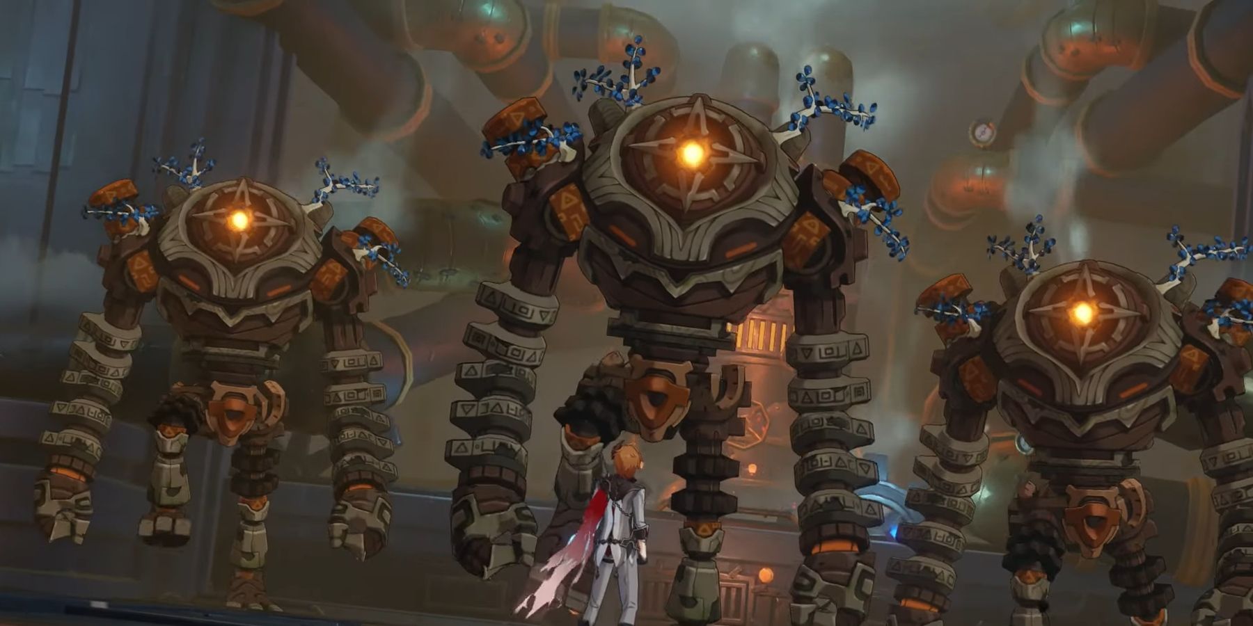 Genshin Impact Childe and RuinGuards