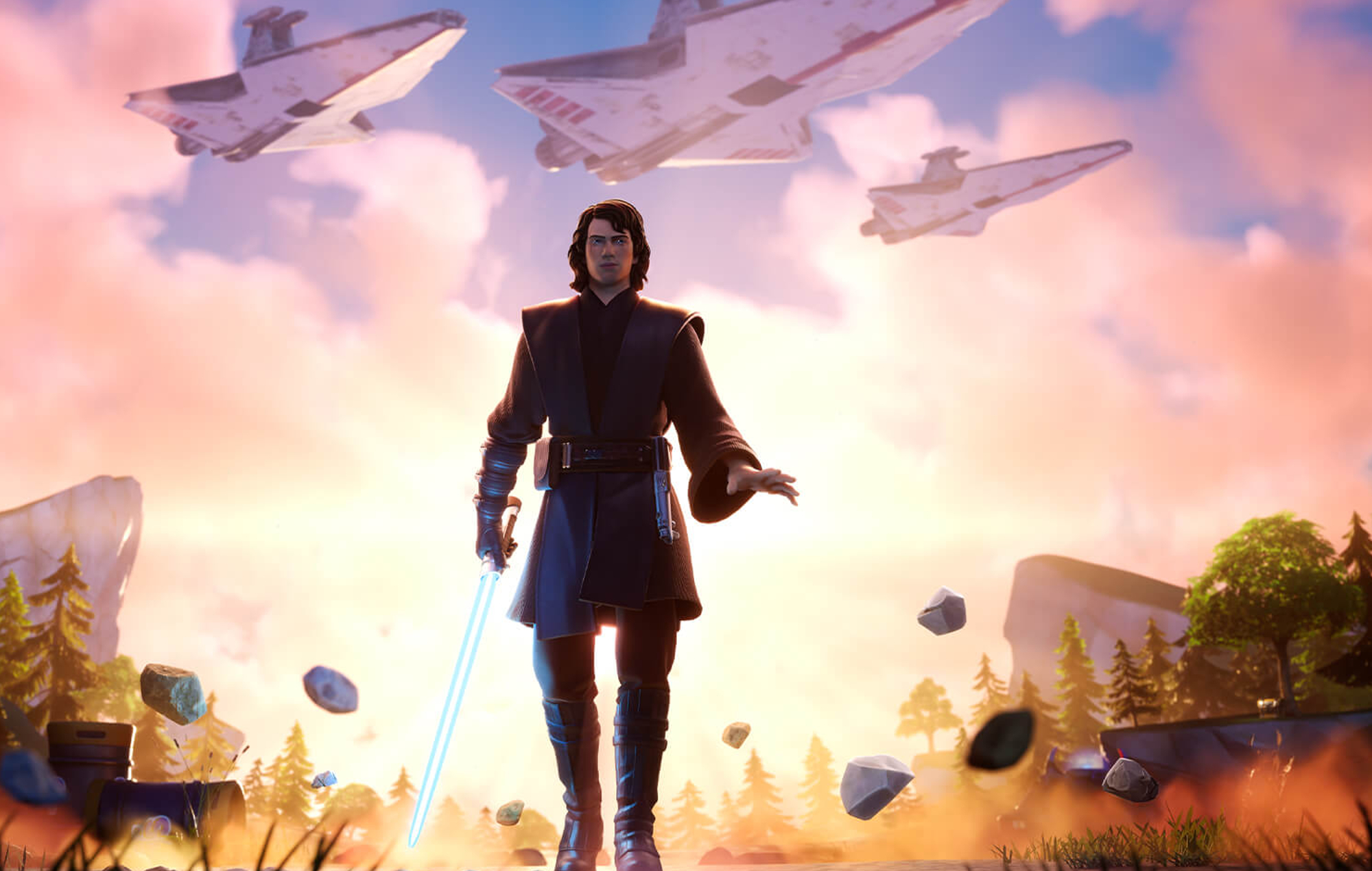 'Fortnite' inicia o crossover 'Star Wars' com uma roupa de Darth Maul