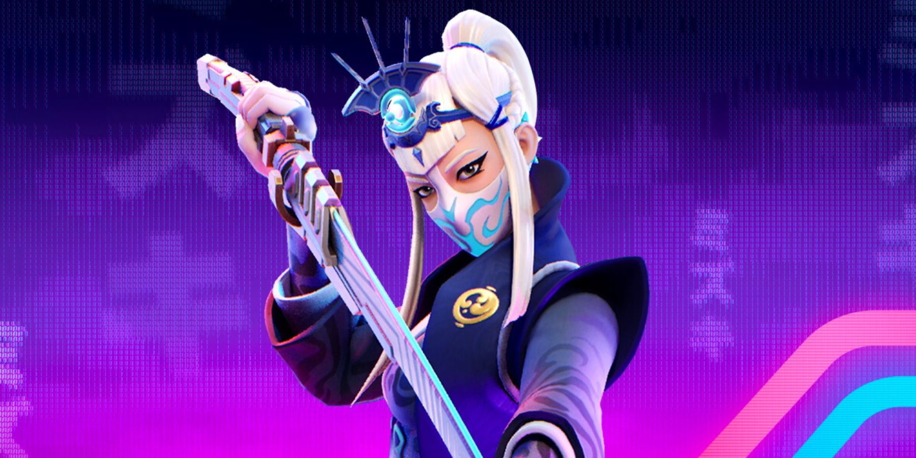 fortnite level 100 skin wielding kinetic blade katana