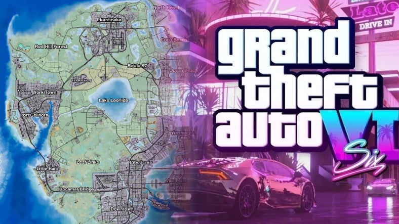 Mapa do GTA 6 vazado: pode ser duas vezes maior que o mapa do GTA 5!