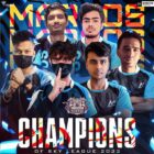 Pokémon da Marcos Gaming Unite Team Hyderabad Nawabs coroados campeões 