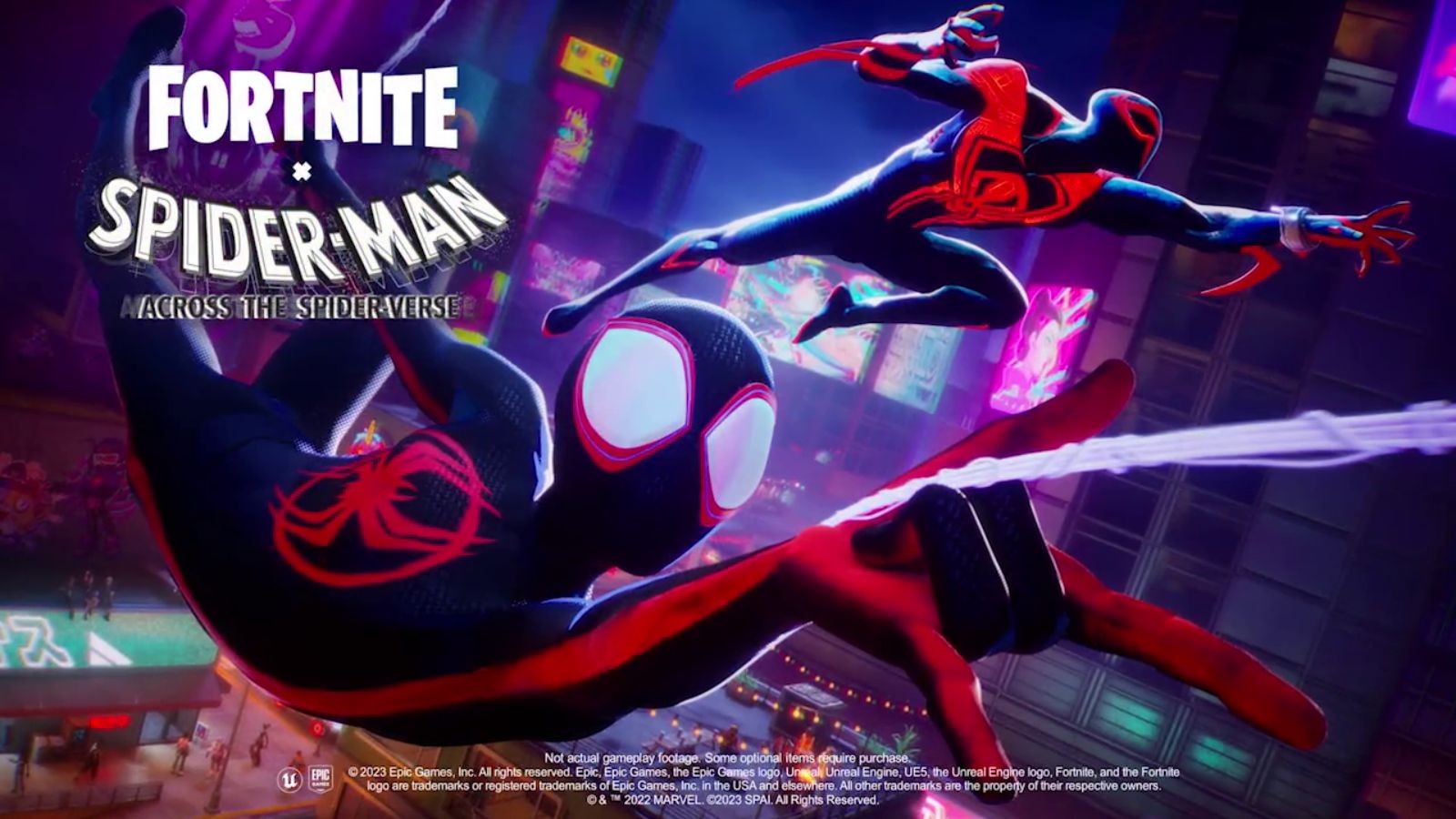 Skins Fortnite Miles Morales e Spider-Man 2099: data de lançamento e como obtê-las