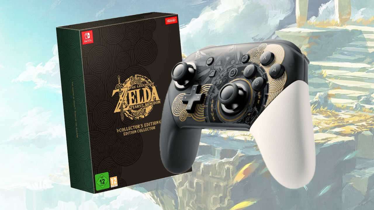 Tears of the Kingdom Collector's Edition e Switch Pro Controller estão de volta ao estoque no Reino Unido