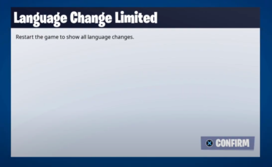 Como Mudar o Idioma no Fortnite
