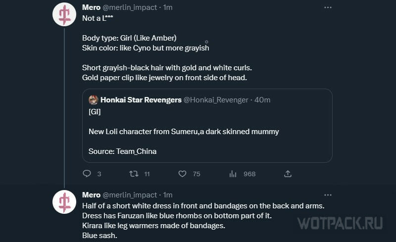 Mummy Girl será uma nova personagem em Sumeru's Genshin Impact
