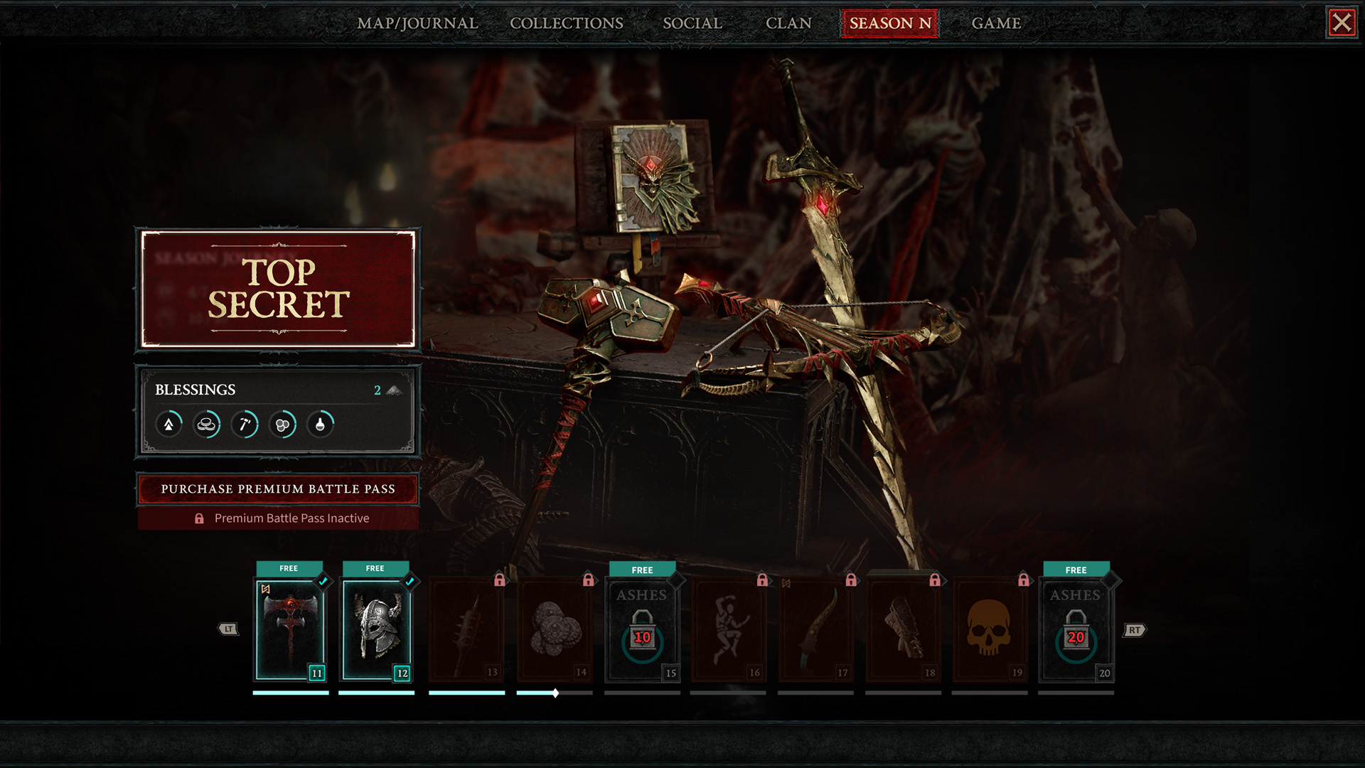 Diablo 4 passe de batalha