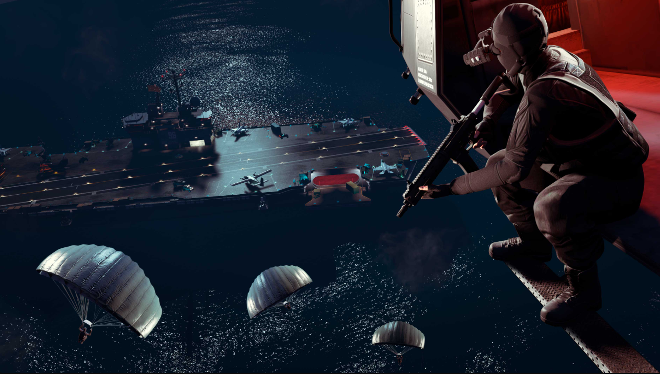 Uma captura de tela da atualização San Andreas Mercenaries do GTA Online.