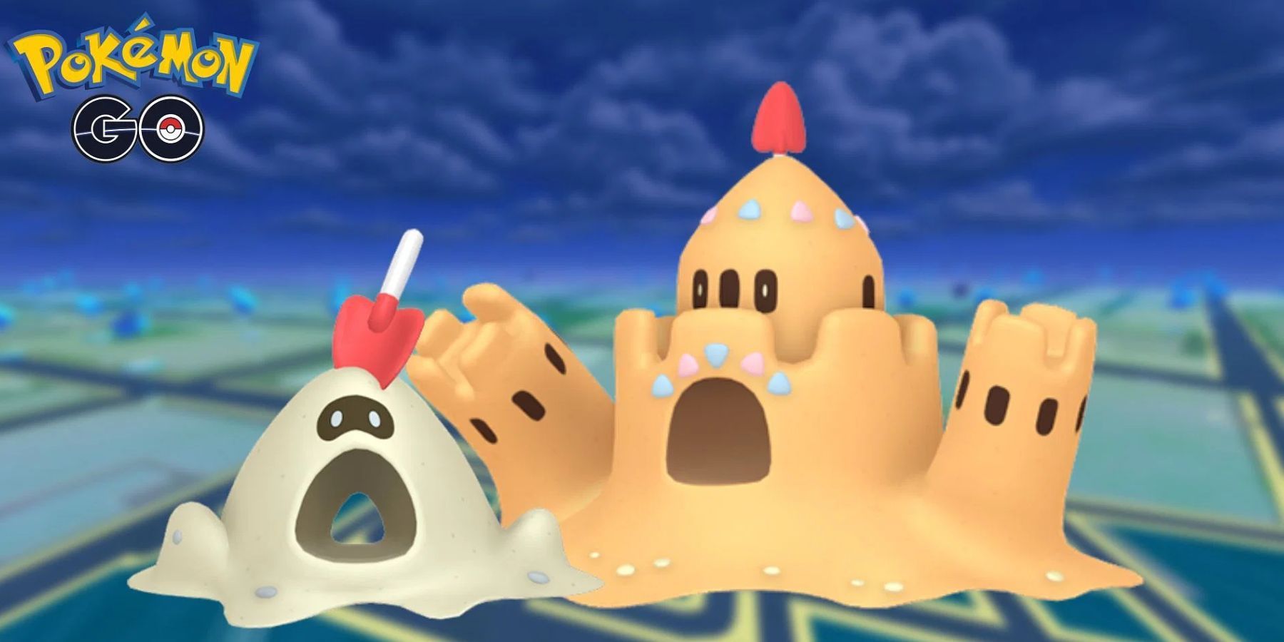 Sandygast e Palossand em Pokémon GO