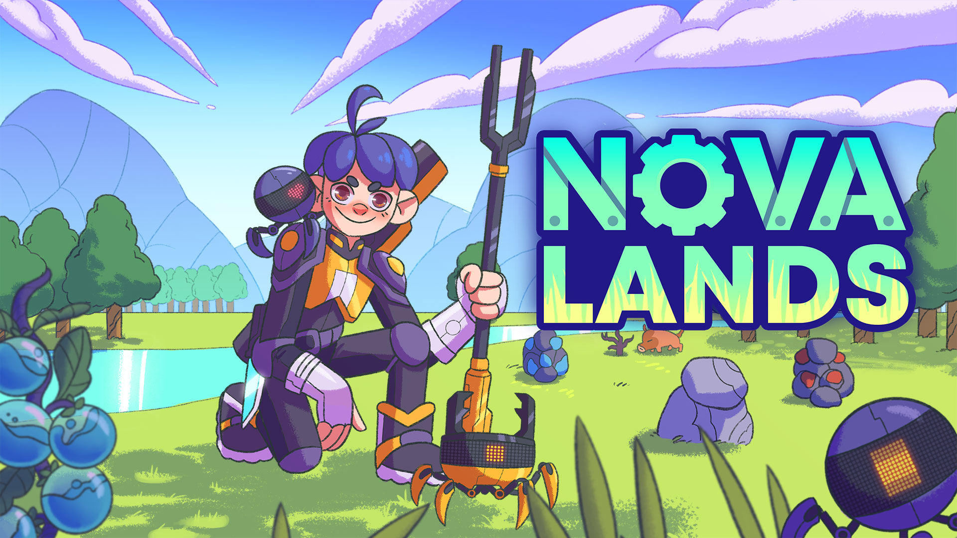 Nova Lands: uma aventura interplanetária de construção de base e automação