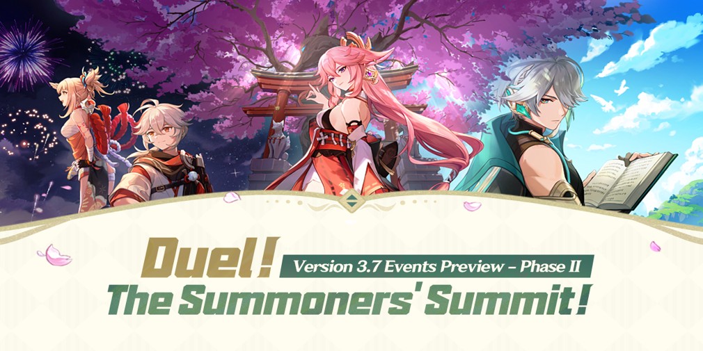 O Genshin Impact está encerrando a versão 3.7 com sua segunda fase de eventos, que serão lançados na próxima semana