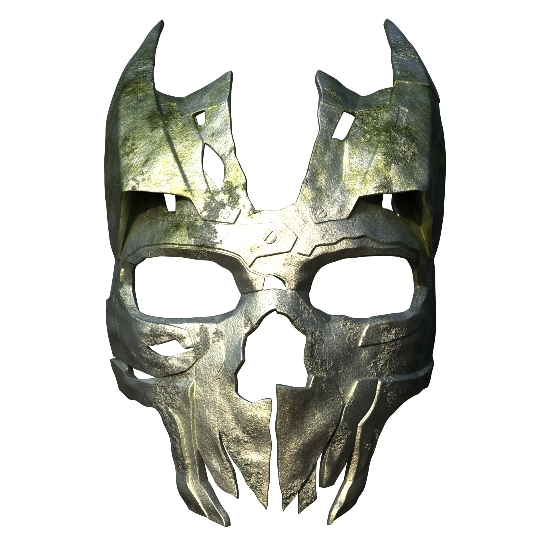 Ghost-1.png STL file Call Of Duty Warzone - Ghost Mask metallic・3D printable model to download