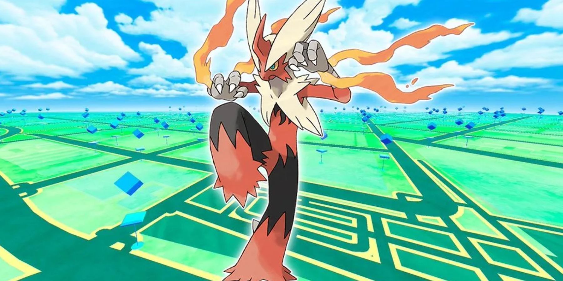 Mega Blaziken em Pokémon GO