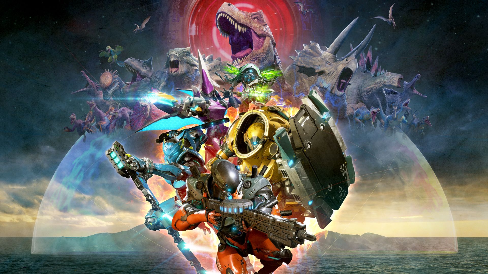 Novos detalhes sobre Exoprimal, jogo de ação com dinossauros da Capcom!  Participe do segundo teste beta aberto neste fim de semana!