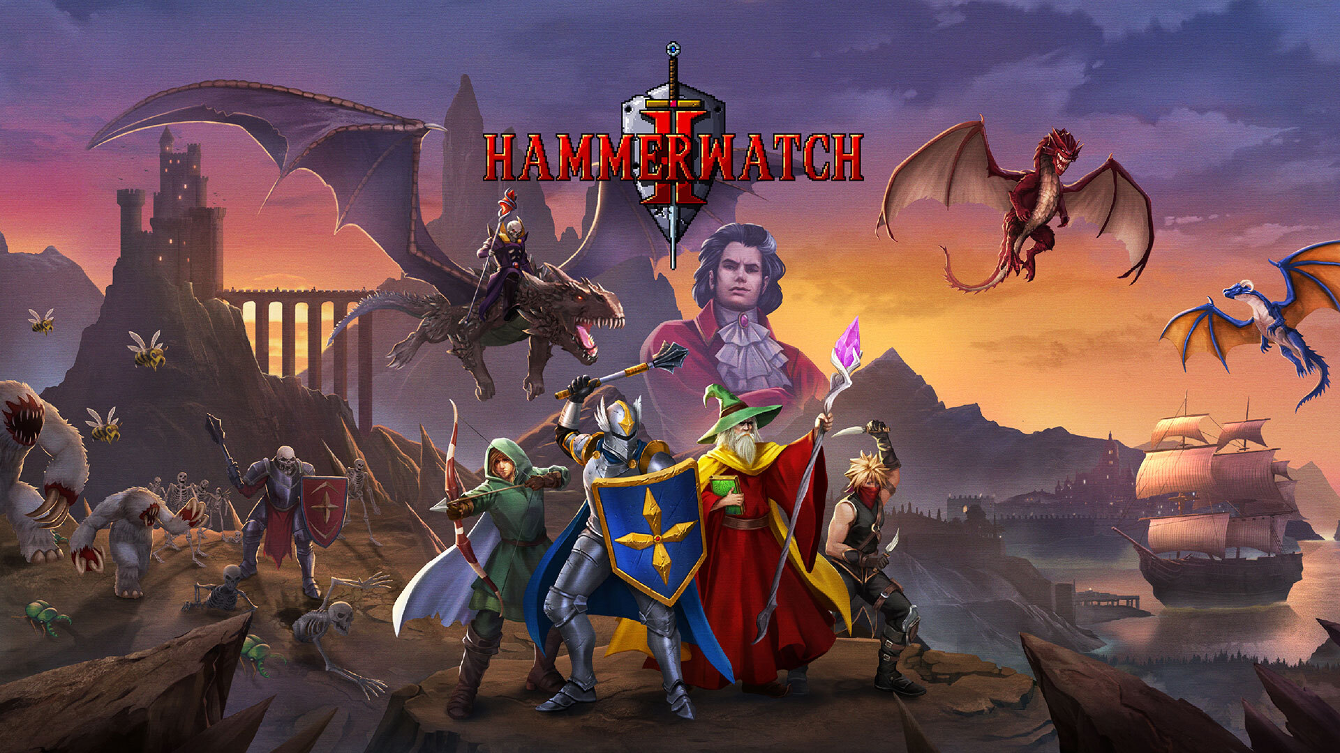Mergulhe no mundo pixelado de Hammerwatch II