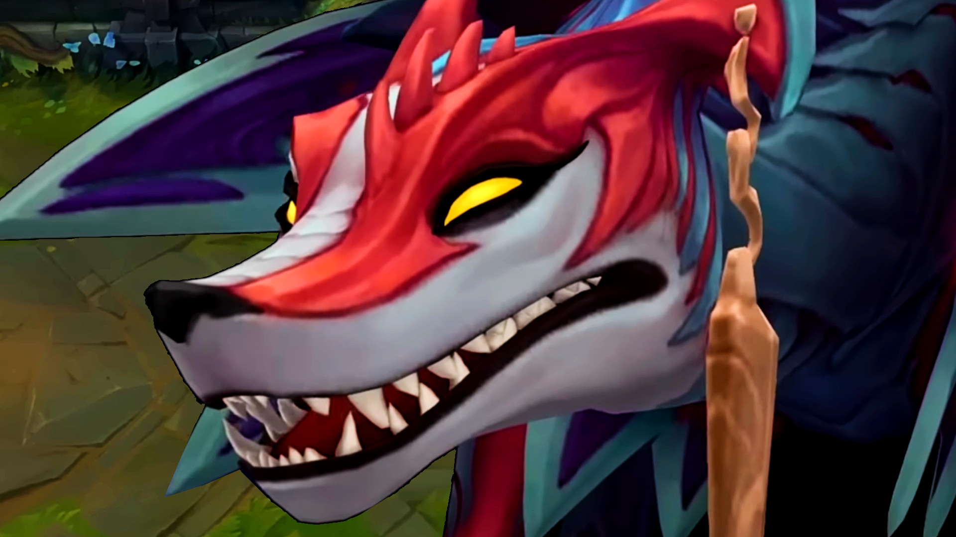 Naafiri de League of Legends é aterrorizante, mas você ainda pode acariciá-la