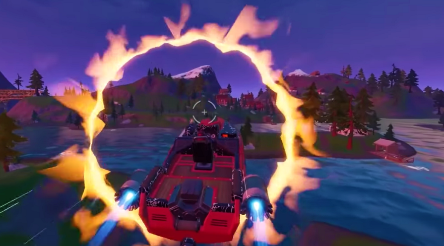 Como encontrar anéis de fogo em Fortnite