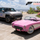 Corra como Barbie e Ken em Forza Horizon 5 | Xbox e Barbie celebram moda e carreiras. Barbie Forza Hero Image