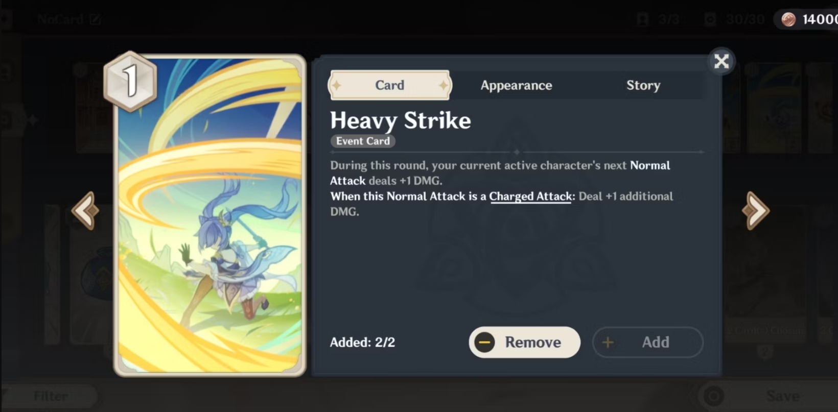 Como fazer ataques carregados no TCG Genshin Impact