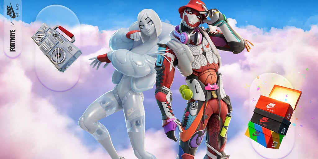A colaboração do Fortnite com a plataforma NFT da Nike não inclui NFTs no jogo