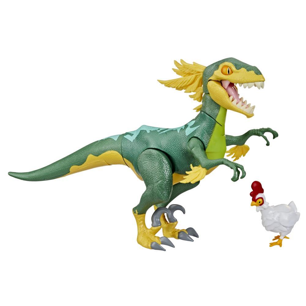 Figura de ação colecionável Hasbro Fortnite Victory Royale Series Raptor (Amarelo) com, 6 polegadas