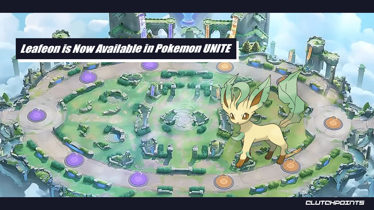 Leafeon agora disponível no Pokémon UNITE