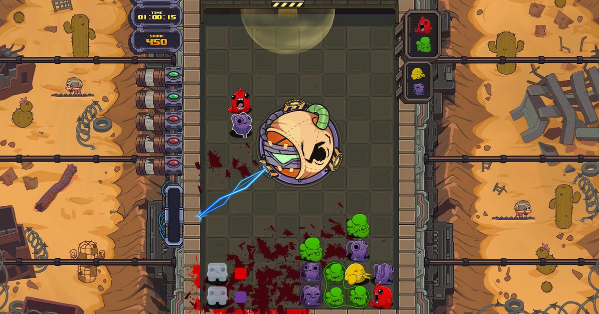 Mean Meat Machine, quebra-cabeças match-4 do Super Meat Boy, será lançado no final deste mês