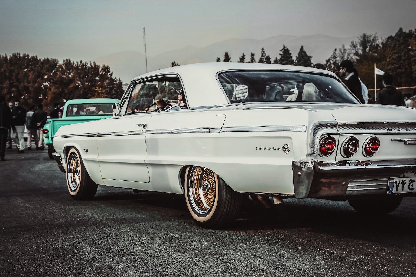 white coupe