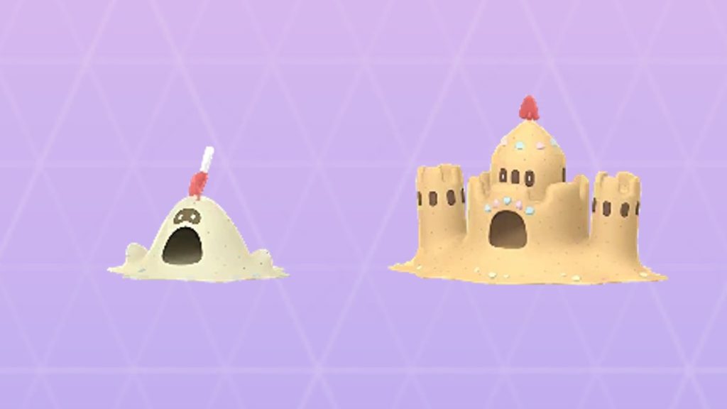 Sandygast Palossand Pokémon GO