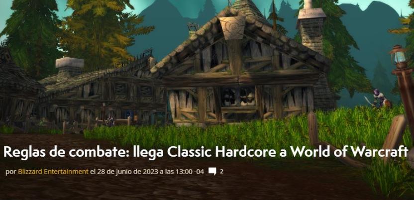 World Of Warcraft Classic adiciona novo modo Hardcore, mas com mortes permanentes "justas" |  Ruetir.com
