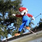 Por trás das acrobacias perigosas dos icônicos comerciais do Mario da Nintendo Por trás das acrobacias perigosas dos icônicos comerciais do Mario da Nintendo