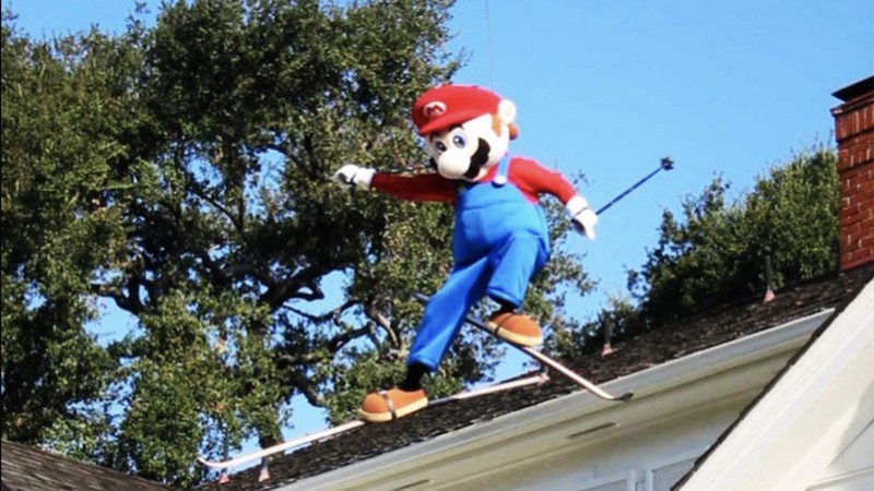 Por trás das acrobacias perigosas dos icônicos comerciais do Mario da Nintendo