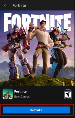 Como instalar o Fortnite da Samsung Galaxy Store