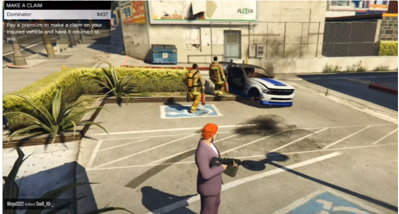 Como fazer uma reclamação de seguro em GTA 5 Online