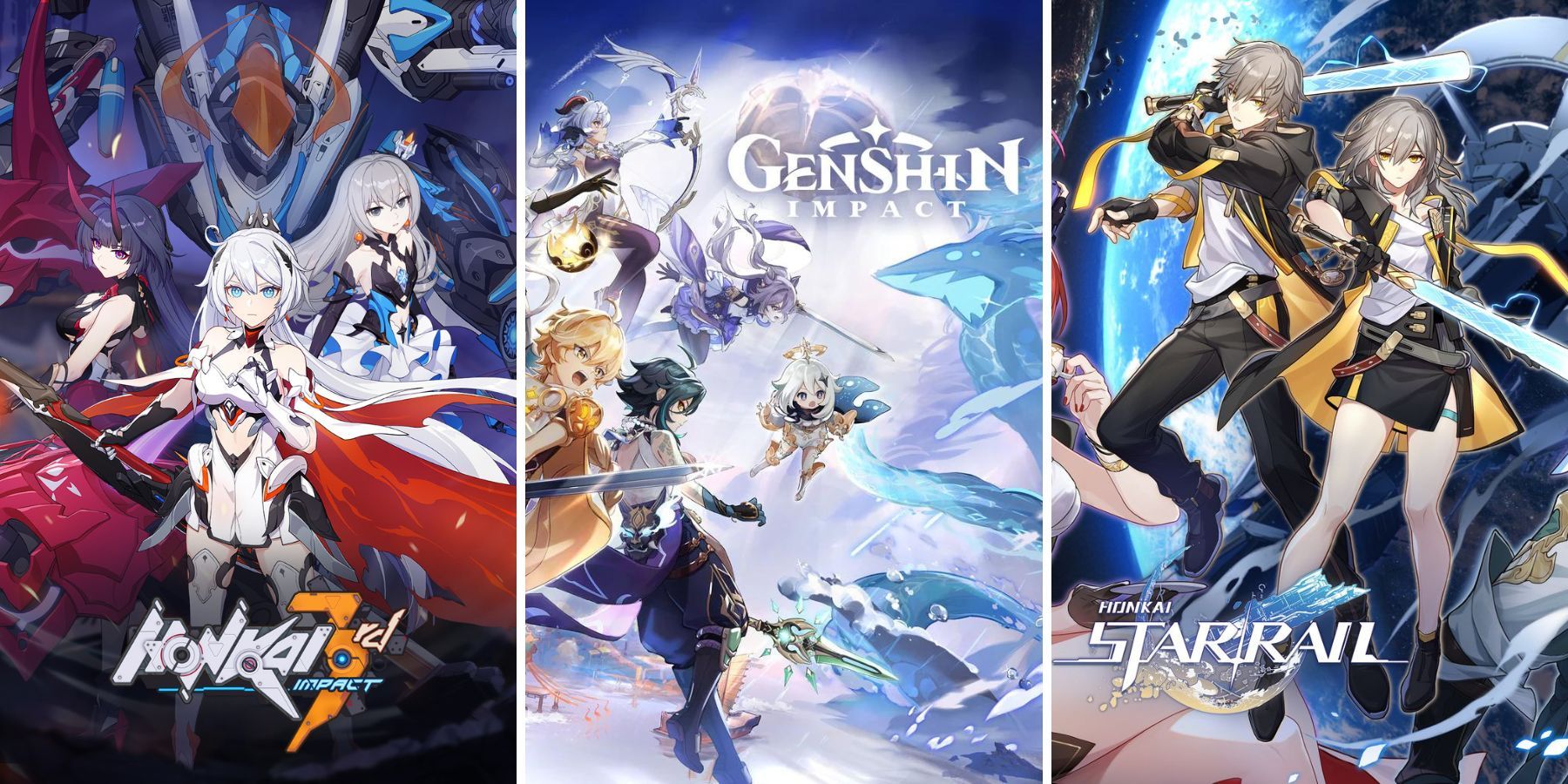 A conexão entre Genshin Impact, Honkai Star Rail e Honkai Impact 3º explicado