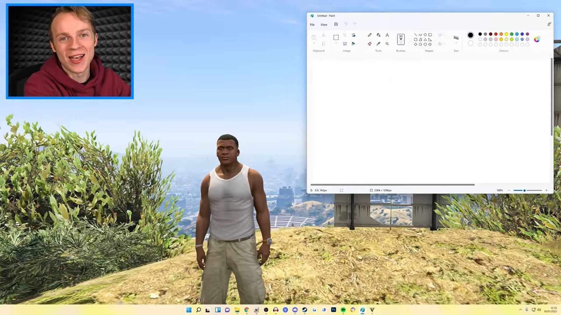 O streamer de GTA 5 atrai os espectadores desenhando coisas que se tornam reais no jogo usando mods