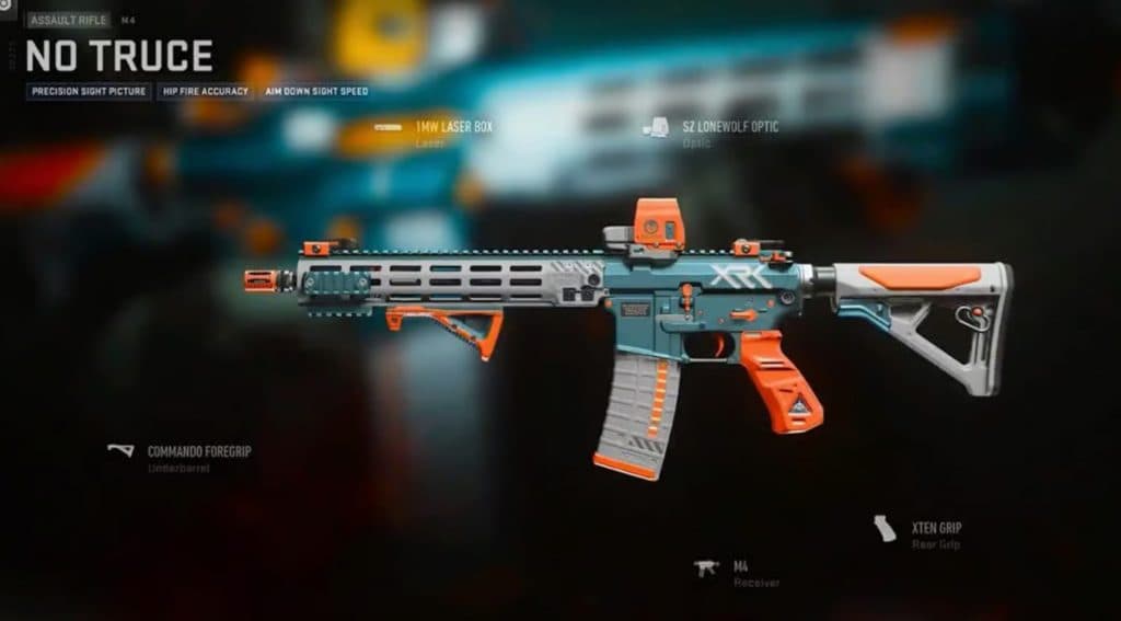 Projeto de arma sem vestígios em Warzone 2