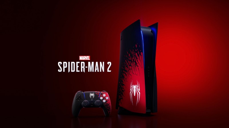 Marvel's Spider-Man 2 Limited Edition PS5 Bundle, capas de console e DualSense revelados
