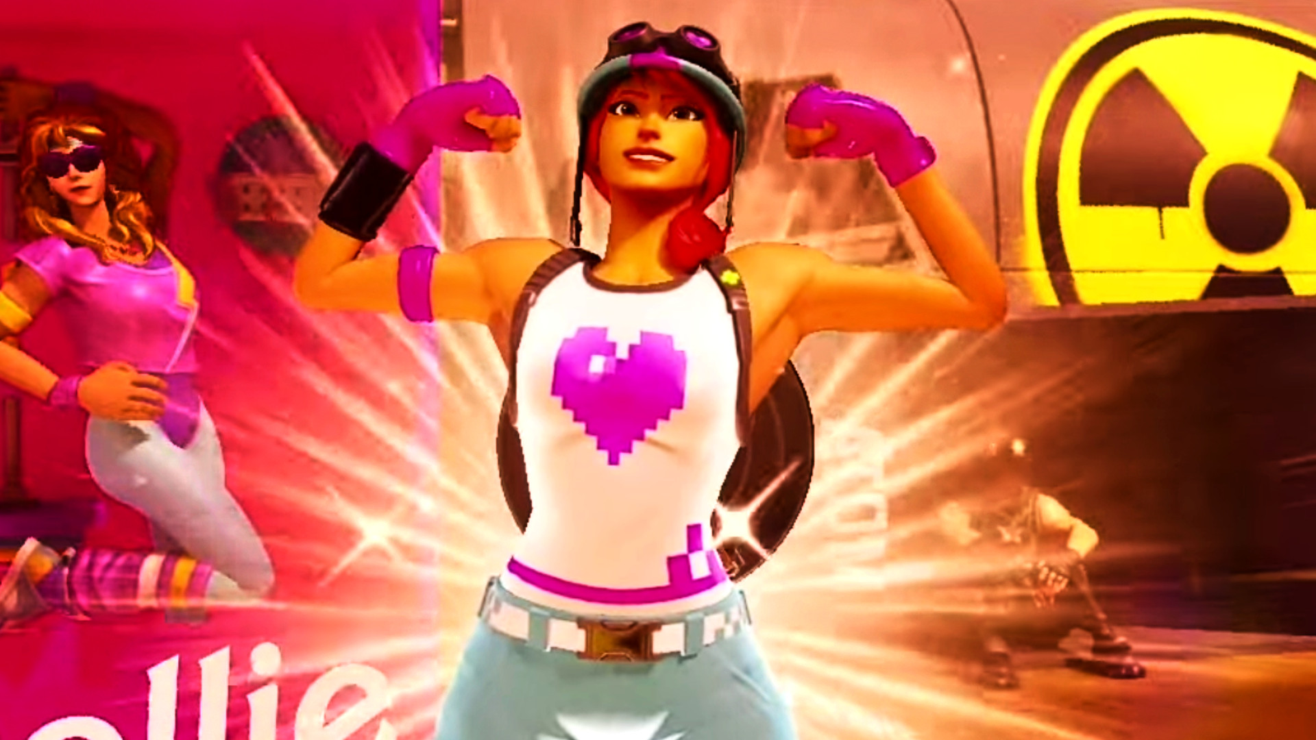 Barbie e Oppenheimer colidem no mapa Fortnite estilo Nuketown