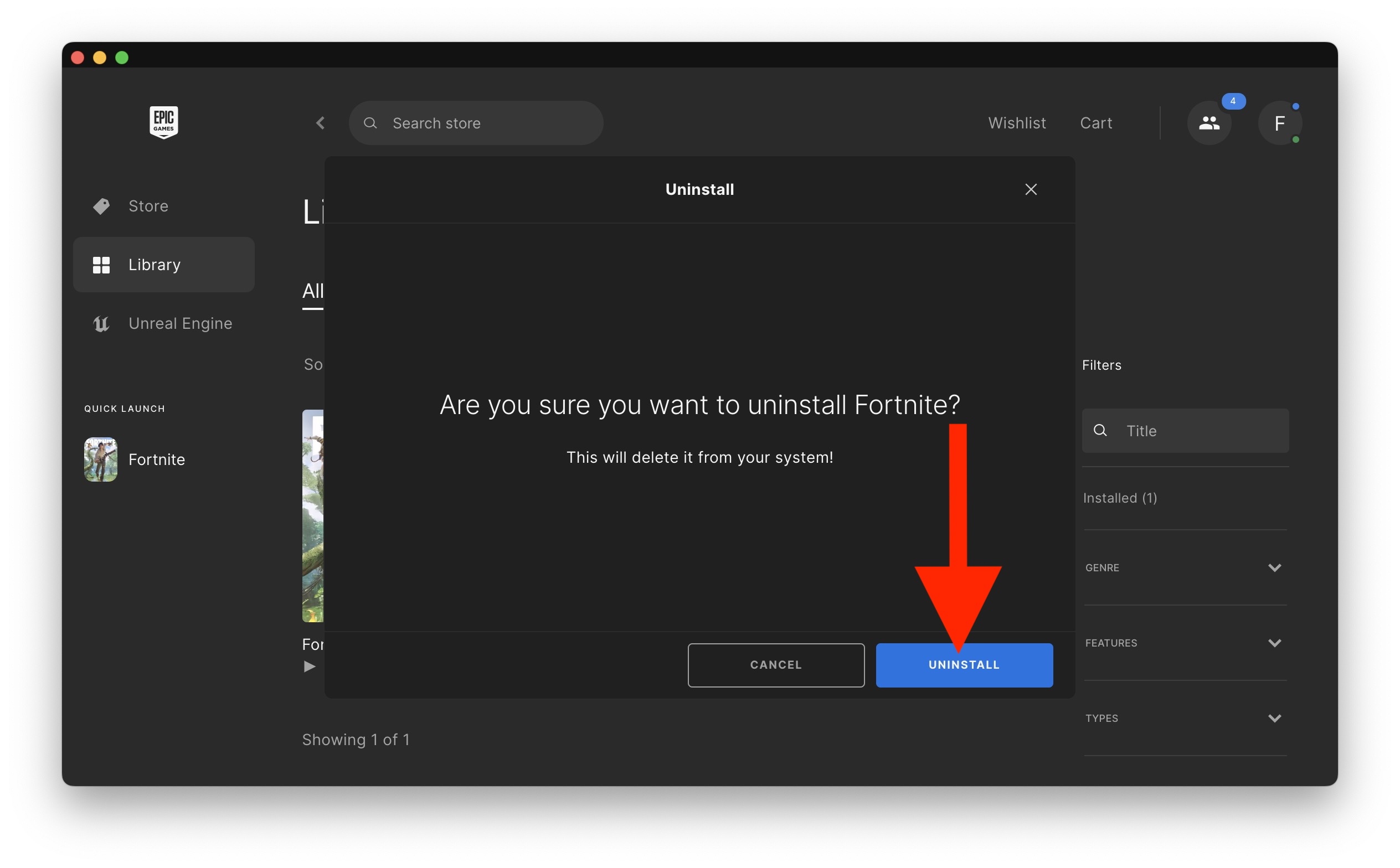 Como desinstalar o Fortnite no Mac corretamente para liberar 100 GB de armazenamento