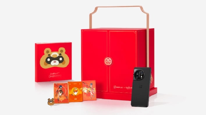 Ganhe um OnePlus 11 de edição limitada em uma caixa de colecionador Genshin Impact com doces brindes
