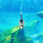 Genshin Impact 4.0: Nova atualização traz recurso de mapa multicamadas para explorar subaquática em Fontaine. Genshin Impact set to introduce multi-layer map in 4.0 to make underwater exploration easier.