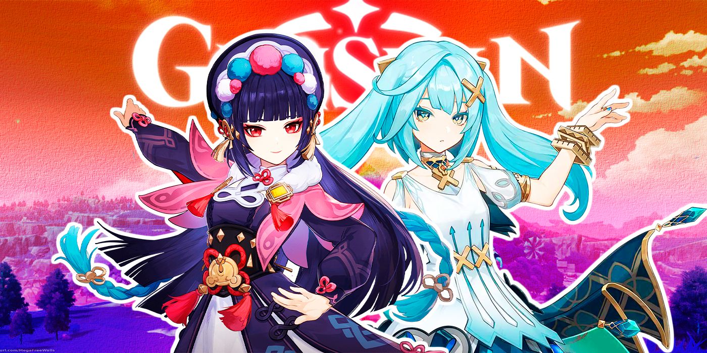 Coroando heróis de impacto Genshin de 4 estrelas no videogame F2P