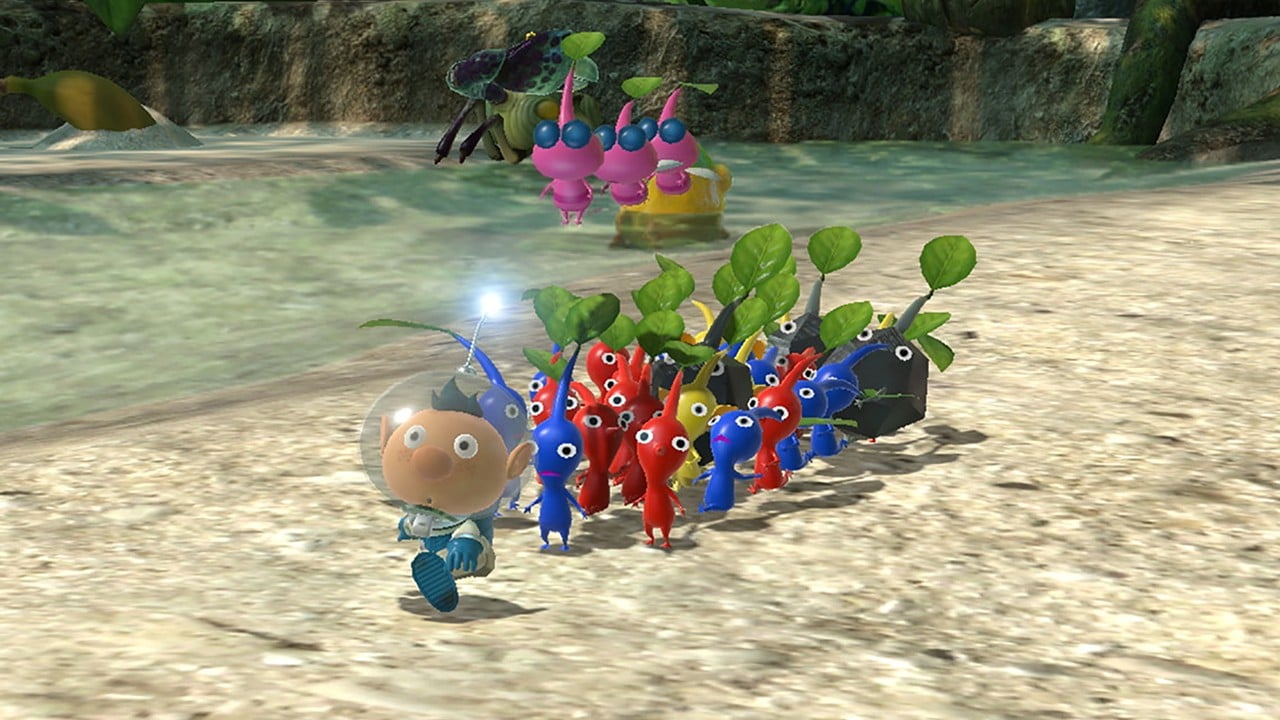 Fãs descobrem e recriam a área do modo história sucateada de Pikmin 3